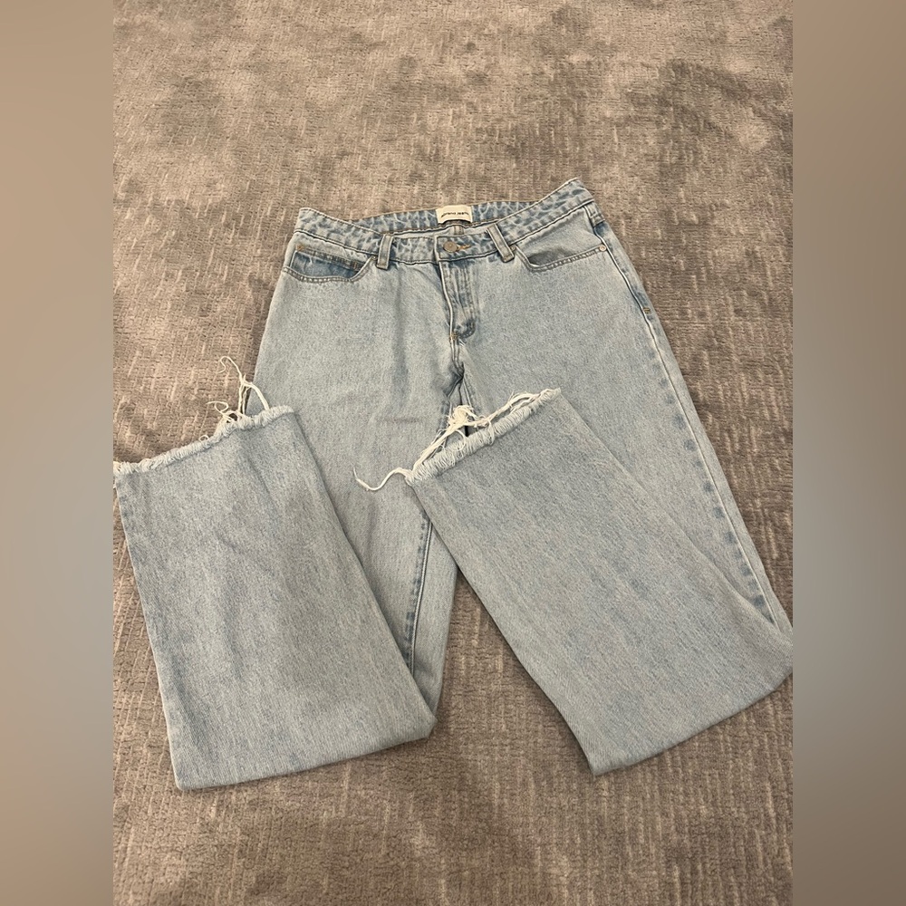 Abrand Light Blue Straight Leg Jeans